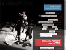 Tablet Screenshot of cimd-danza.com